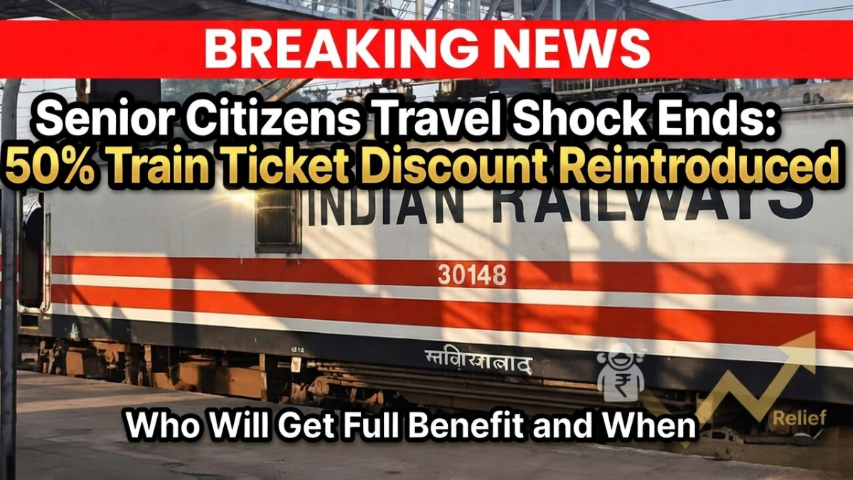 railway concession senior citizens